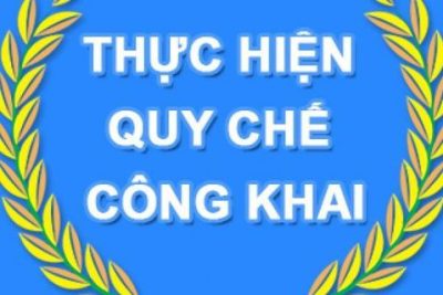 Thông báo công khai năm học 2021 – 2022