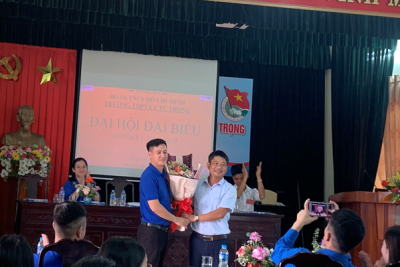 ĐẠI HỘI ĐẠI BIỂU ĐOÀN TNCS HỒ CHÍ MINH TRƯỜNG THPT LÝ TỰ TRỌNG NHIỆM KỲ 2023-2024