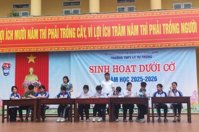 TRƯỜNG THPT LÝ TỰ TRỌNG PHÁT ĐỘNG ĐỢT CAO ĐIỂM ÔN THI TN THPT 2026
